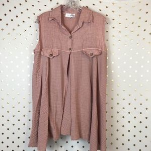 Maille Girls Paris Linen Vest B0043